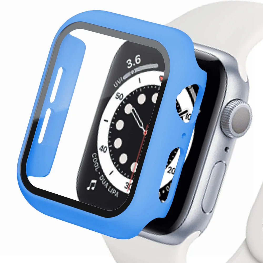 Apple Watch Series 1–3 Hard Case with Built-in Screen Protector