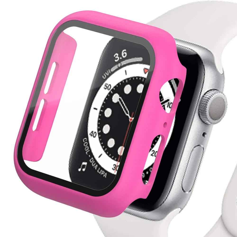 Apple Watch Series 1–3 Hard Case with Built-in Screen Protector