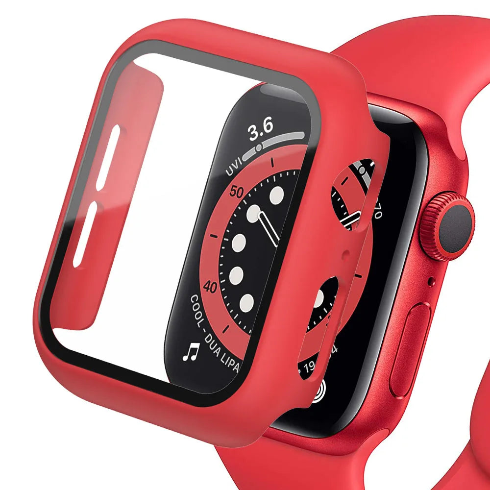 Apple Watch Series 1–3 Hard Case with Built-in Screen Protector