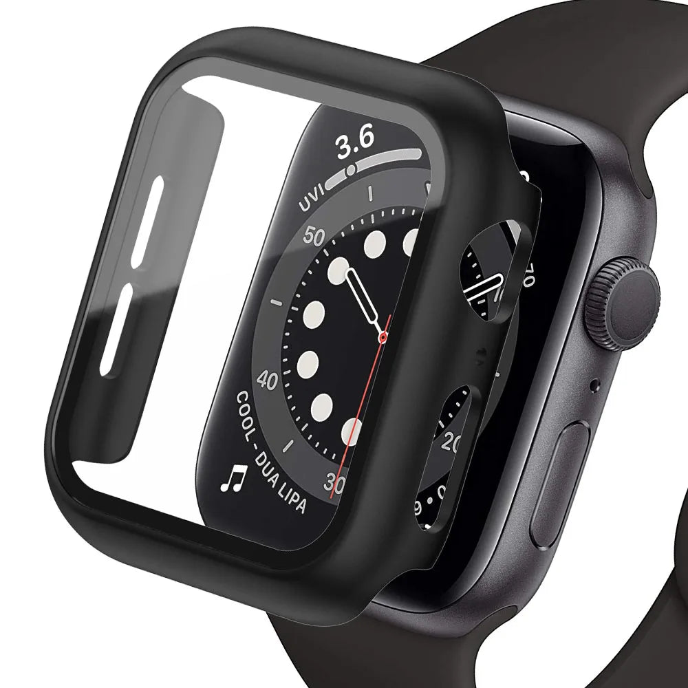 Apple Watch Series 1–3 Hard Case with Built-in Screen Protector