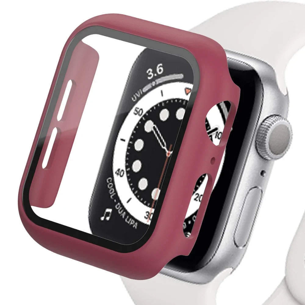 Apple Watch Series 1–3 Hard Case with Built-in Screen Protector